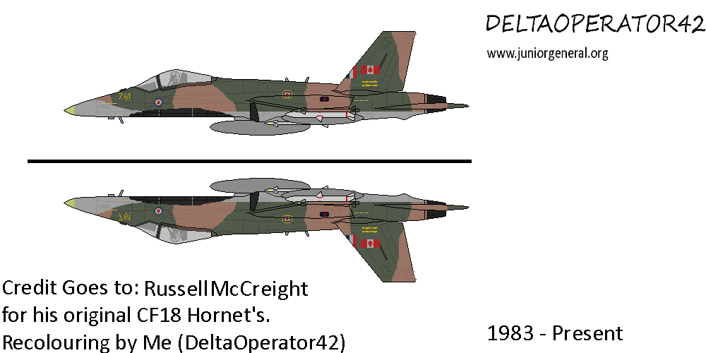 British CF-18 Hornet