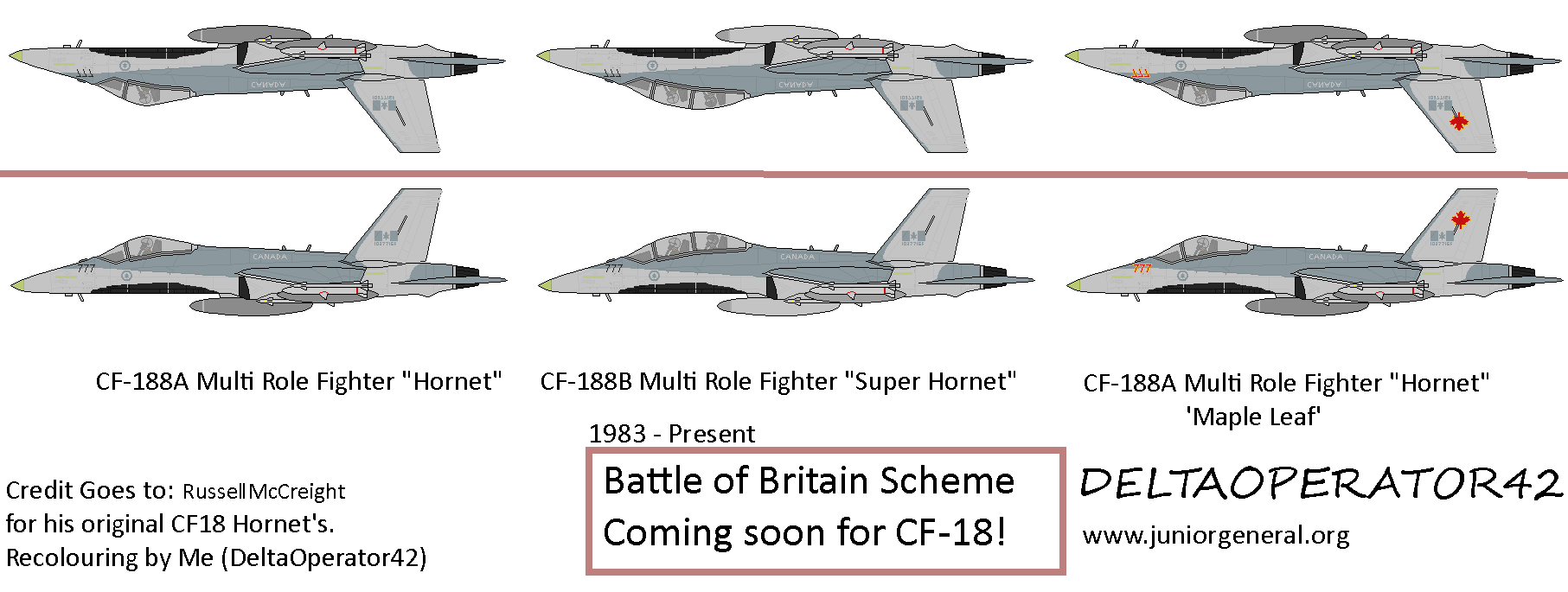 Canadian CF-188B Hornet