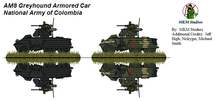 Colombian AM8 Greyhound Armored Car