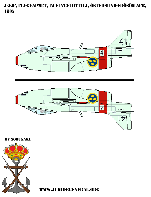 Sweden J-29F Aircraft