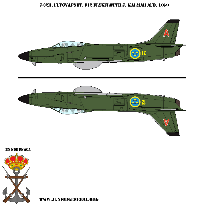 Sweden J-32B Aircraft