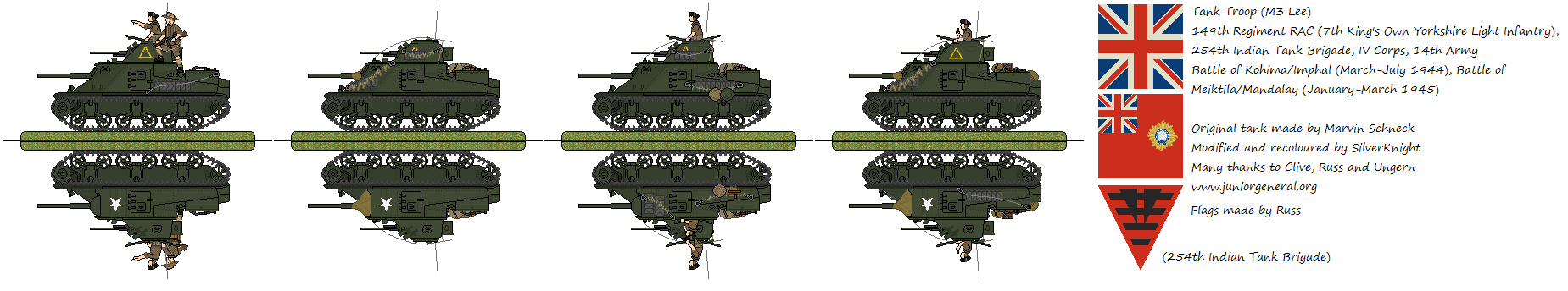 M3 Lee Tank Troop