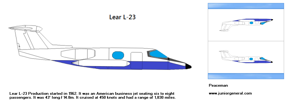 Lear L-23 Jet