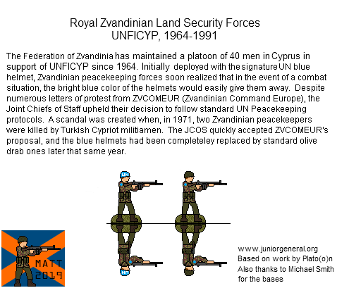 Royal Zvandinian land security forces
